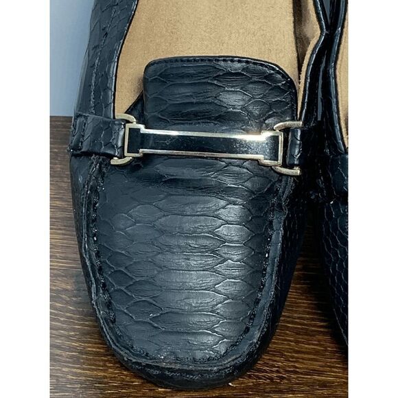 Naturalizer Womens Leather Loafers Black Size 8.5 - Picture 5 of 9